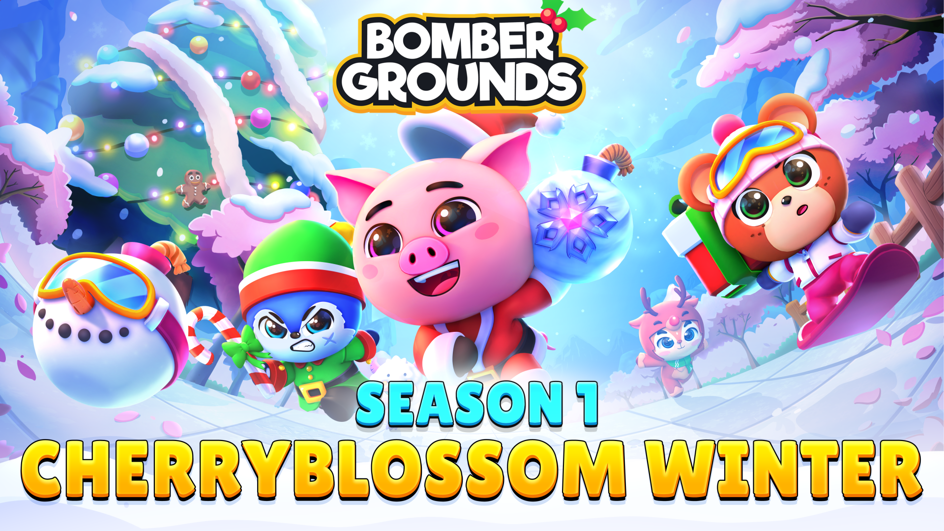 Bombergrounds: Reborn - Season 1 (Cherryblossom Winter) is now live! –  Gigantic Duck Games